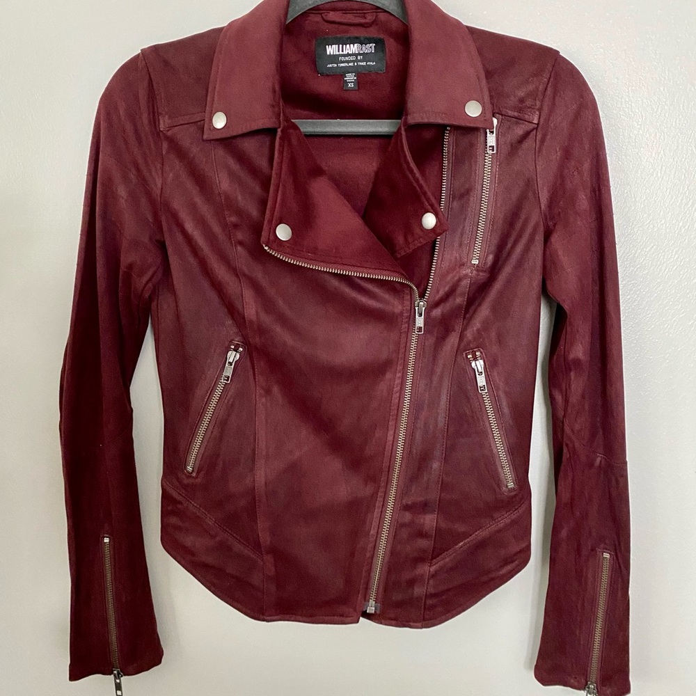 WilliamRast Suede Motorcycle Jacket